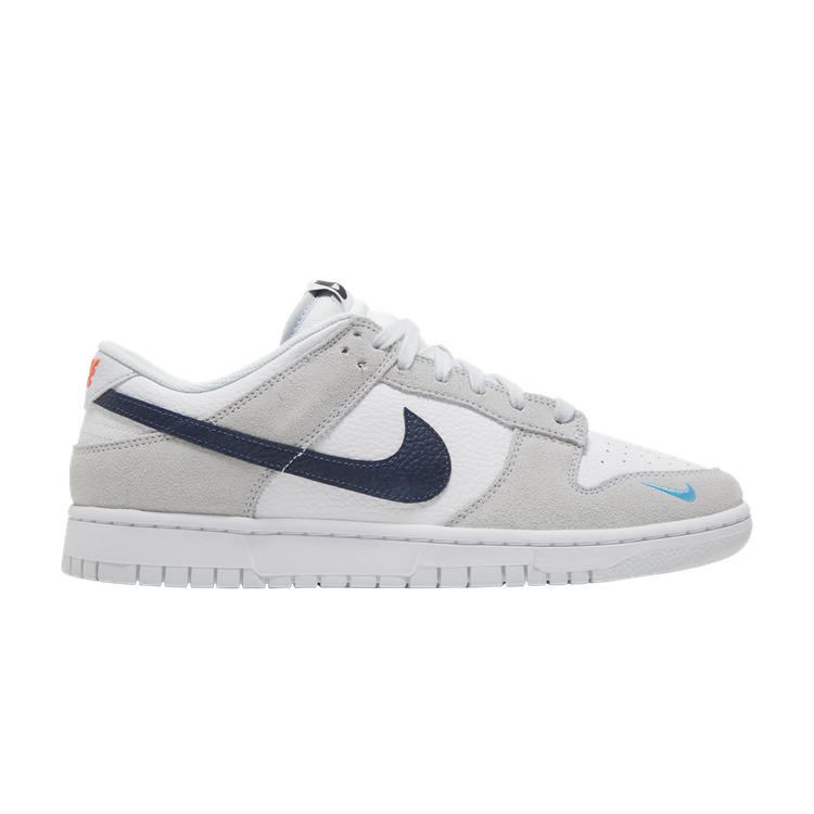 Dunk Low 'Mini Swoosh - Football Grey Midnight Navy'